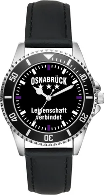 Produktbild von KIESENBERG Herrenuhr Armbanduhr Osnabrück Geschenk Fan Artikel Zubehör Fanartikel Analog Quartz Uhr L-2325