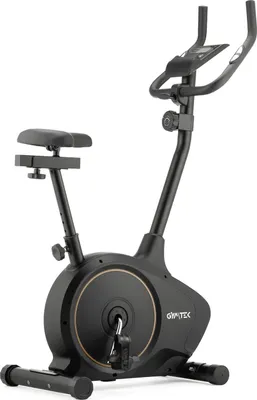 Produktbild von Gymtek® Magnetischer Heimtrainer, Fahrrad für Zuhause - bis 150kg - 8 Widerstandsstufen, 8kg Schwungmasse - LCD Display - für Home Gym Fitness