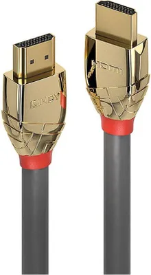 Immagine prodotto di Cavo HDMI ultraveloce Lindy da 1 m, linea oro