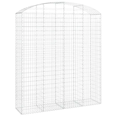 Obrázok produktu pre Oblúkový gabionový kôš 200x50x220/240 cm pozinkované železo