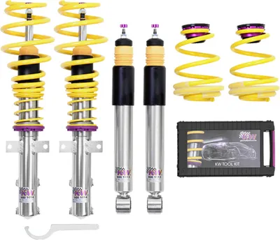 Produktbild von KW Gewindefahrwerk V2 Variante 2 INOX für Mini R50 R52 R53 R50 Mini N Bj.05/06-