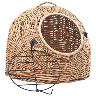 Zdjęcie produktu dla vidaXL Kosz transportowy dla kota 50x42x40 cm Naturalna wierzba