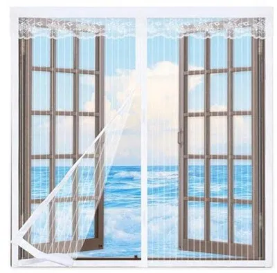 Produktbild von Mückengitter für Fenster 165x170cm Magnetisch, einfache Montage ohne Bohren