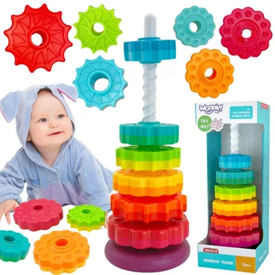 Produktbild von Woopie Baby Lernpyramide, gedrehter Turm