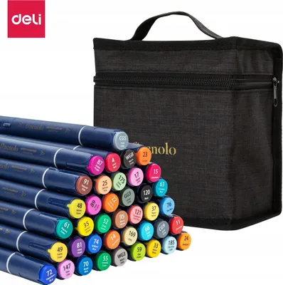 Produktbild von Finenolo-Kunstmarker, doppelseitig, 40 Farben – Deli