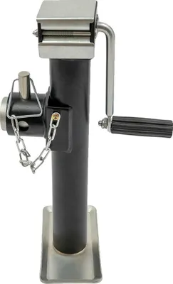 Image de Elévateur de remorque, capacité de charge de 1000 kg, hauteur totale de 42 cm, hauteur de levage de 26 cm,manuelle, type de montage autonome