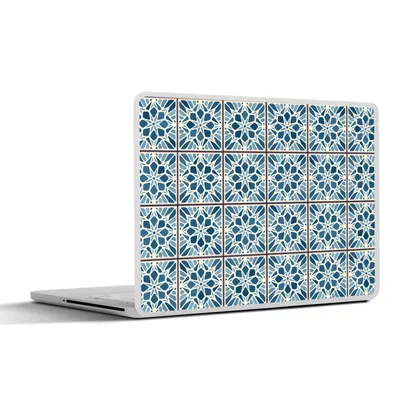Produktbild von MuchoWow® Laptop Aufkleber Sticker Cover Fliese - Vintage - Muster 30x22 cm - Laptop-Sticker