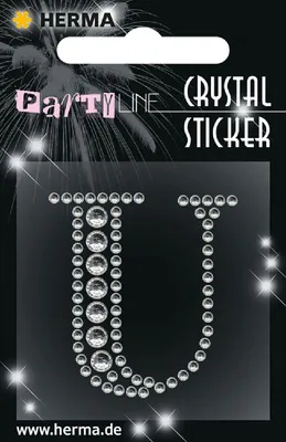 Produktbild von Herma FASHIONLine Crystal Sticker U Herma Crystal Sticker Silber 83x0 mm