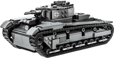 Produktbild von Wange 4515 – NBFZ Schwerer Panzer, 673 Teile | Historischer Militärbausatz