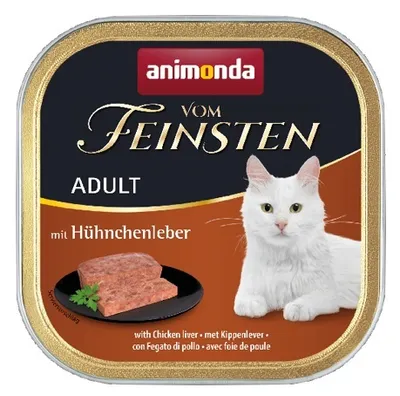 Zdjęcie produktu dla Animonda Vom Feinsten Classic Adult Wątróbka z Kurczaka 100g - Mokra Karma dla Kota