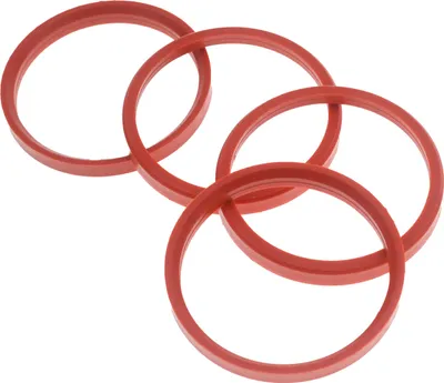 Produktbild von 4x Zentrierringe 76,0 x 66,6 mm Orange Felgen Ringe Germany