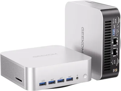 Obrázok produktu pre GEEKOM 2026 AI Mini PC A9 Max mit AMD Ryzen AI 9 HX 370, 32GB DDR5+ 1TB SSD, 2,5G Dual-LAN Mini počítač Windows 11 pro mit 2×USB4|HDMI2.1|Wi-Fi7|BT