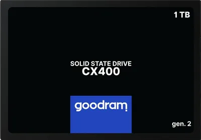 Produktbild von Goodram CX400 SSD 1TB SATA III 2,5 550MB/s 500MB/s schnell und leistungsstark