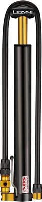 Produktbild von Lezyne Micro Floor Drive HV, Handluftpumpe, Fahrrad, Schwarz, T-Typ Griff, 6,2 bar, Acrylnitril-Butadien-Styrol (ABS), Aluminium