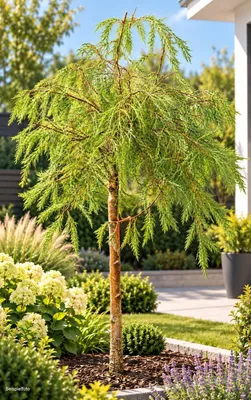 Produktbild von Trauerbirke Betula pendula Karaca Hängebirke Stammhöhe 80 - 100 cm