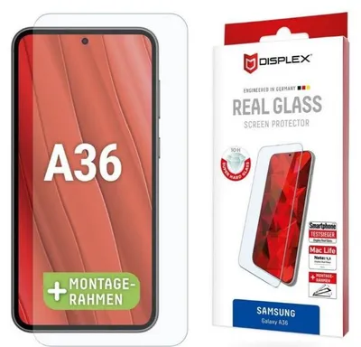 Immagine prodotto di Protezione in vetro temperato DISPLEX per Samsung A36/A56 5G/S24 FE/S25 FE, trasparente