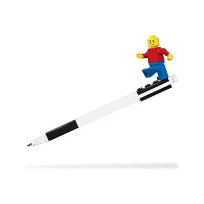 Zdjęcie produktu dla LEGO Długopis Żelowy Czarny z Minifigurką - Kreatywność w Twojej dłoni!