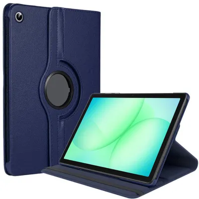 Image de Coque pour Samsung Galaxy Tab A9 Plus / A11 Plus, Protection Rotative 360° - Bleu Marine