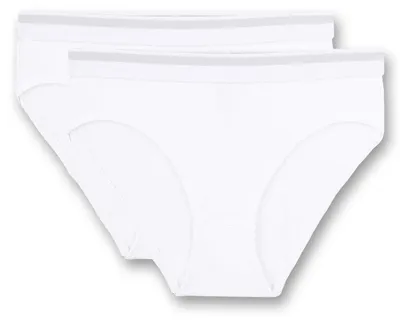 Produktbild von Sanetta Mädchen-Rioslip weiß Webbund | 2er Set Unterhose für Mädchen