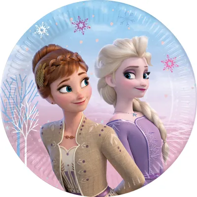 Produktbild von Frozen 2 Geburtstagsteller 20cm 8St.