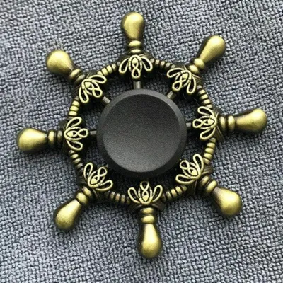 Zdjęcie produktu dla Tinisu Fidget Spinner Top antystresowy tęczowy metalowy palec ADHD