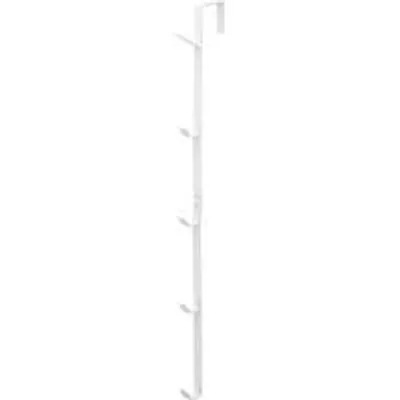 Produktbild von Famanu Türhaken Vertikal - Praktische Hanggarderobe aus Stahl - Weiß