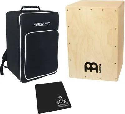 Obrázok produktu pre Meinl MYO-CAJ Cajon kit natural s taškou a podložkou na sedadlo
