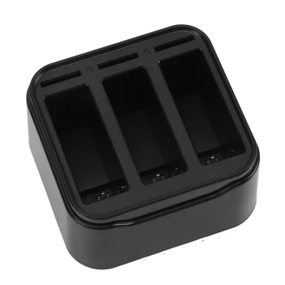 Produktbild von Action-Akku-Ladestation, Typ-C, 3-Port Ladehub für Osmo Action 3, Kontrollleuchten, mit Speicher für 3 Speicherkarten, Action Kamera Zubehör