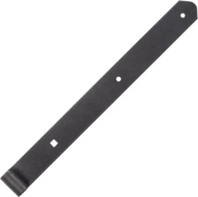 Obrázok produktu pre Alberts DURAVIS® roletový záves rovný, zaoblený koniec čierny diamantový duplexný povlak Valček Ø 16 mm Veľkosť 800 x 45 mm