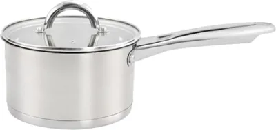Produktbild von Karl Hausmann GRACE + 8-Teiliges Topf-Set: Stielkasserole 1.9L, Kochtopf 2.6L/3.6L/6.1L + Deckel, Edelstahl, Induktion