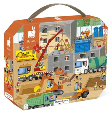 Zdjęcie produktu dla Puzzle Janod na placu budowy