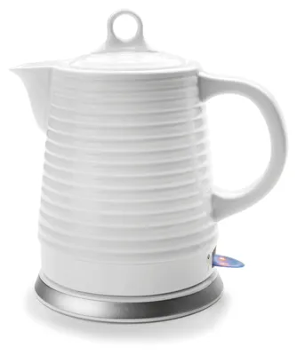 Zdjęcie produktu dla Lacor 69276 Czajnik bezprzewodowy, ceramiczna obudowa, pojemność 1,3 litra, moc 1500 W, podstawa 360°, zabezpieczenie przed wygotowaniem, automatyczne wyłączanie