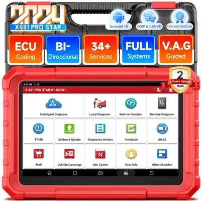 Image de Scanner de diagnostic automobile - Lecteur de codes d'erreur - Outil de diagnostic automobile - Diagnostic complet du système