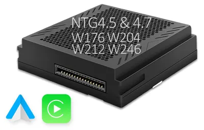 Produktbild von Wireless CarPlay Android Auto Nachrüstung für Mercedes NTG 4.5 / 4.7 W176 W246 W204 W212 C218 W166 X204 Plug and Play