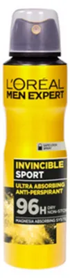 Immagine prodotto di L'Oreal Men Expert Invincible Sport Antitraspirante spray 150 ml