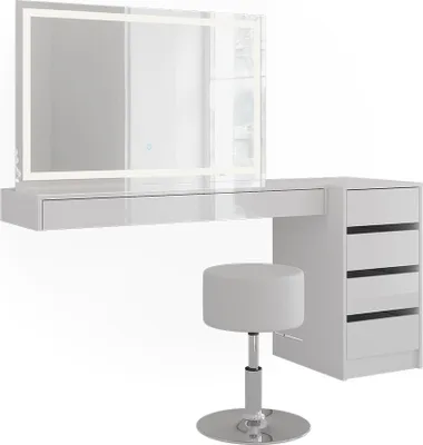 Obrázek produktu pro Toaletní stolek Vicco Sherry Bílá 120 cm 4 díly, Model 59574