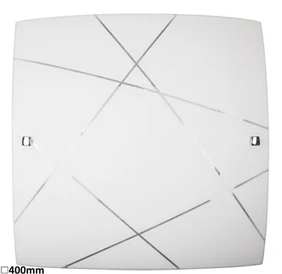 Produktbild von Rabalux 3699 Deckenleuchte 2 Spots Phaedra, E27, weiß, Modern, 40x40cm