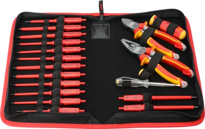 Produktbild von Werkzeugtasche E-smart VDE 19-tlg. SL/PH/PZ/TORX®/Z/H