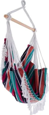 Immagine prodotto di Amaca Vivere amaca sedia amaca in cotone stile brasiliano Colore: Plumeria