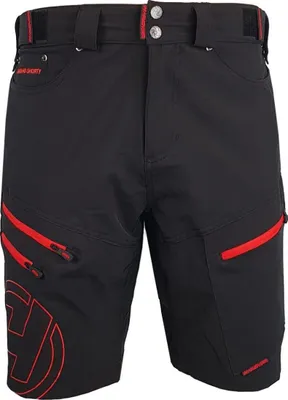 Produktbild von HAVEN Fahrradshorts ohne Träger - NAVAHO SHORTY - Rot/Schwarz M