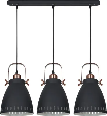 Obrázek produktu pro Italux Franklin industriální grafitový lustr MD-HN8026S-3-B+RC