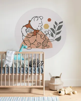 Produktbild von Komar Vlies Fototapete / Wandtattoo selbstklebend - Winnie Pooh Soulmate - Größe: 125 x 125 cm (Breite x Höhe) - 1 Teile