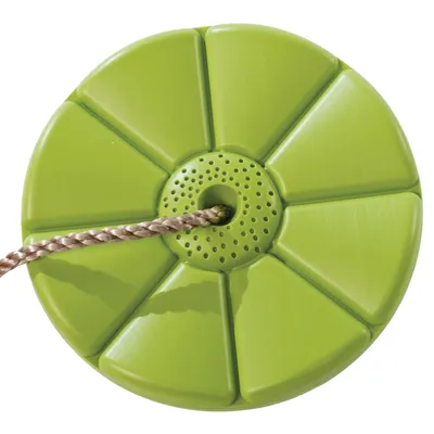 Obrázek produktu pro TRIBECCO Swing Flower Houpací kolo Houpací disk Hřiště Houpací sedátko Protiskluzový plast (Lime)