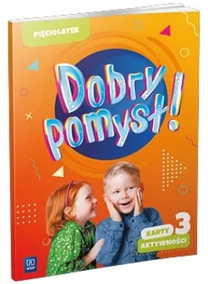 Productafbeelding van WSiP Dobry pomysł! Pięciolatek. Karty aktywności cz. 3, Edukacyjny, Polski, Broszurowa okładka