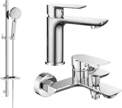 Immagine prodotto di Mexen Alfa DQ40 set da bagno, cromo - 745703DQ40-00