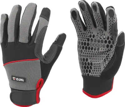 Obrázek produktu pro Pracovní rukavice, protiskluzové, syntetická kůže, PU, Elastan velikost 8/M
