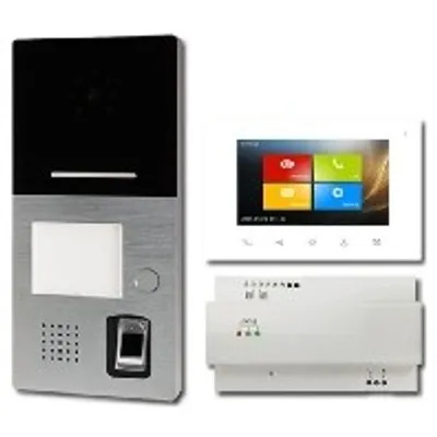 Produktbild von Viko Video-Sprechanlagen-Set Villa AP Set 1 FP integr. Fingerprint