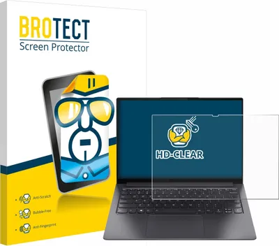 Produktbild von Für Lenovo Yoga Slim 7 Pro 14" Schutzfolie BROTECT Displayschutz Display Schutz Folie Klar Transparent