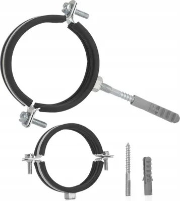 Produktbild von Metallschelle mit Gummi für 3" Rohre 87-92mm