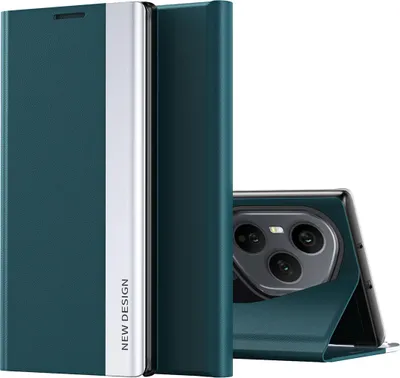 Obrázek produktu pro Pouzdro pro Honor 400 Pro MagnetickéPolyuretanKožené Pouzdro s Funkcí Stojánku zelené